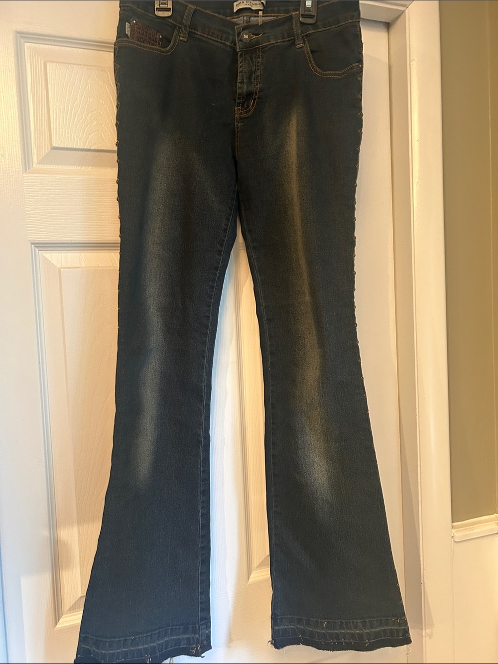 Max Studio Dark Blue Flare Jeans